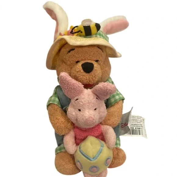 Disney Pooh & Piglet lot of 6 plush 6โ-11โ - Picture 5 of 16